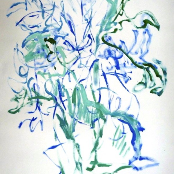 untitled gesture drawing #3, abstraction, Canadian contemporary artist Barbra Edwards, Pender Island, BC