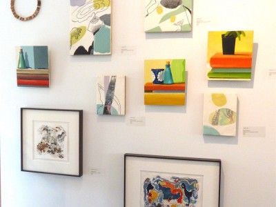 nueseum show is on pod contemporary Salt Spring Island, Canadian artist barbra edwards