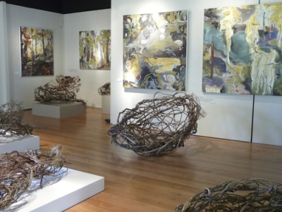 In the Skin of the Forest - Show by Barbra Edwards on Salt Spring Island, BC